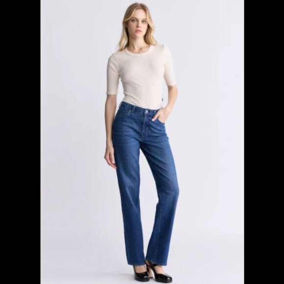 Brand New Women's Buffalo David Bitton Mid-Rise Straight Leg "Misha" Jeans - Picture 1 of 16